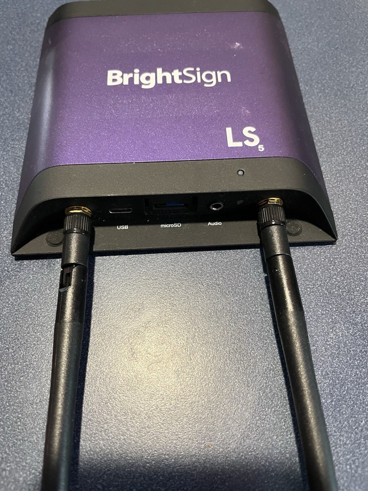 Brightsign LS425 Digital Media Player With WD 105 WiFi Bluetooth Model