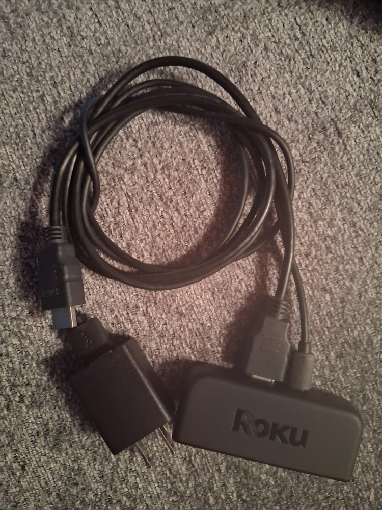 Roku Express 3900X Black HDMI Streaming Device- No Remote, USB & Power included