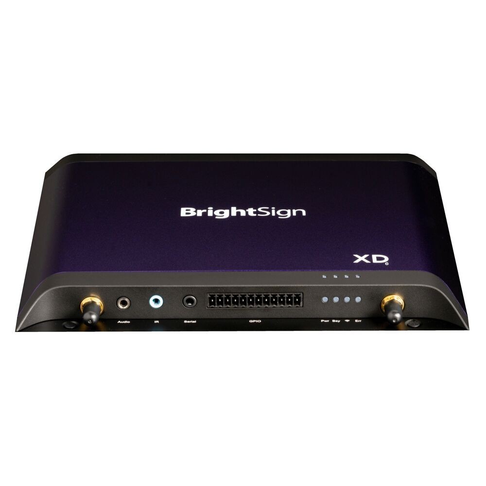 BrightSign XD236 Dual UHD Digital Signage Media Player With PoE And GPIO