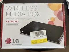 New LG AN-WL100 Wireless Media Box Only For LG Wireless Ready TV