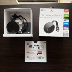 Google Chromecast Ultra 4K HDR HDMI Wi-Fi Media Streamer GA3A00403A14-USED