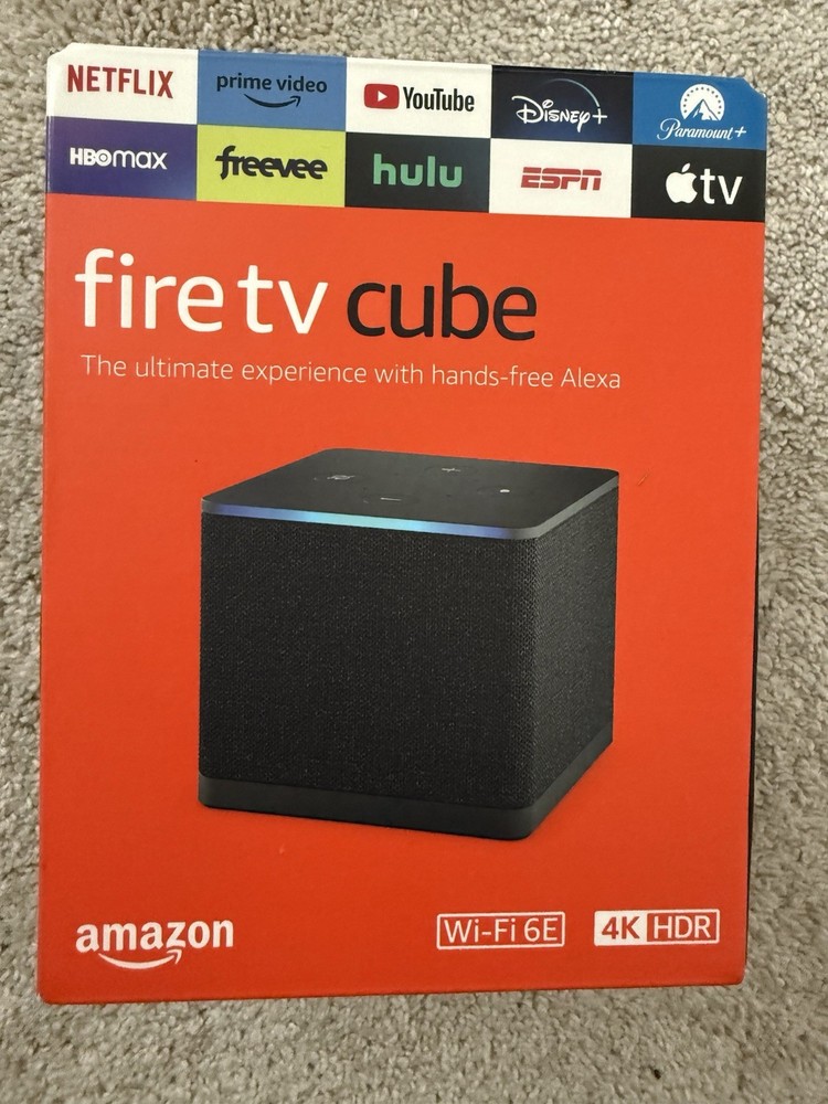 Amazon Fire TV Cube 3rd Gen. Media Streamer, Latest Edition, New