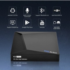 We2USat K3 PRO Android Smart TV Box – Streaming and Cable TV.