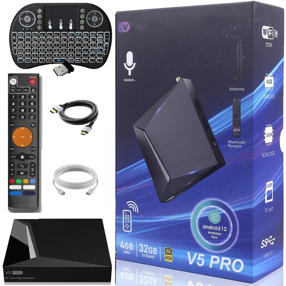 VeeseeBox V5 Pro 2025 Newest Version Streaming TV Box -Offical Authorized Seller