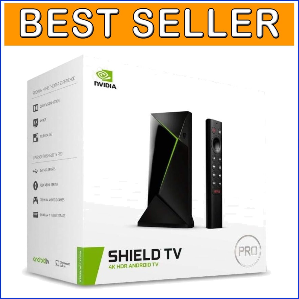 SHIELD TV Pro with 4K HDR, Dolby Atmos, & Chromecast – Ultimate Home Theatre-