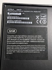Apple TV A1625, (4th Generation) HD Media Streamer w/Remote Open Box 32GB