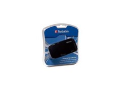 Verbatim Universal Card Reader, USB 2.0 – Black – USB 2.0 – Black