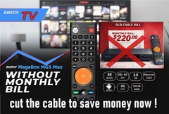4K Streaming Video Device | Fast WiFi 6 | Voice Remote | 4GB 128GB Media Box
