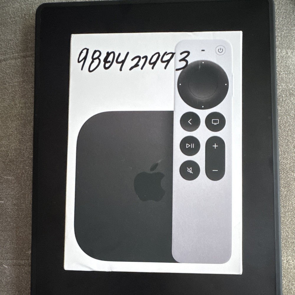 Apple TV 4K 2160p Box Wi‑Fi + Ethernet, HDMI, Dolby Atmos Black/Silver