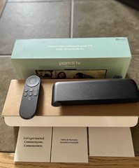 Facebook Portal TV Video Calling Device with Voice Control & HDMI, Black