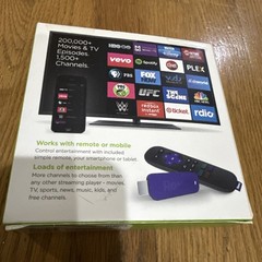 Roku Streaming Stick 3500R Purple HDMI Version