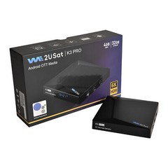 WE2USAT Streaming Media Player 6K UHD Voice Control Smart TV Box US