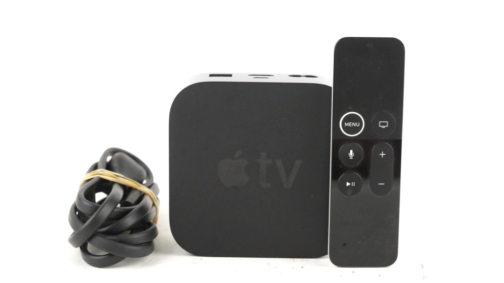 Apple TV HD (4th Generation) A1625 32GB Media Streamer Black with Power Cable