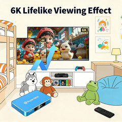 SuperBox S6 Max Smart TV Streaming Box All Channels HD free shipping fast-box