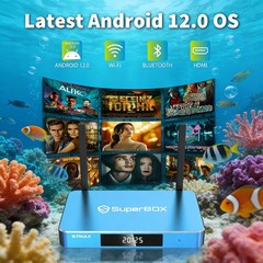 SuperBox S7 Max Streaming Media Player 4GB+64GB 7-Day Time Shift Cord Cutter Box