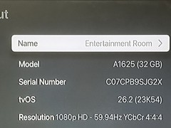 Apple TV-4th Gen 32GB HD Media Streamer Model #A1625 Tested Includes Remote