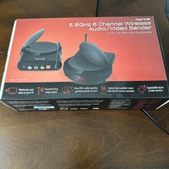 Nyrius GS-3200 5.8ghz Wireless Audio/Video Transmitter Receiver Lot