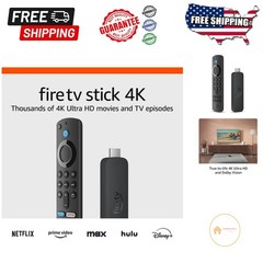 Cinematic Fire TV Stick 4K – Stream 1.8M Movies, Wi-Fi 6 & Xbox Game Pass Ready