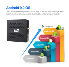 TOX1 Android 9.0 Tv Box Smart Tv box 4GB RAM 32GB Amlogic S905X3 Dual Wifi 1000M