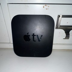 Apple TV Digital HD Media Streamer Black HDMI Ethernet Optical TOSLINK no cord