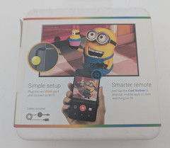 Google Chromecast (2nd Gen) NC2-6A5 Media Streaming Yellow w/ Cord