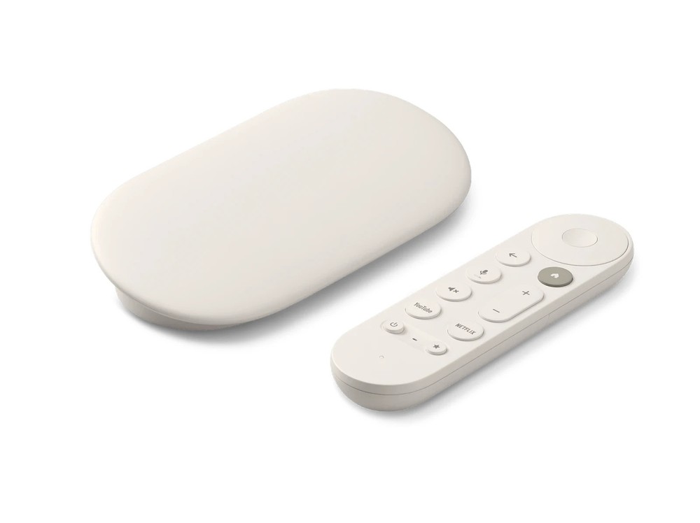 Google TV Streamer (4K) w/ Voice Remote 32GB Porcelain GRS6B