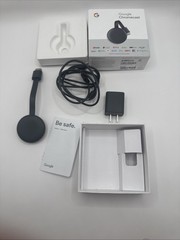 Google Chromecast Black HD Media Streamer (GA00439-US)