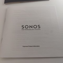 Sonos Connect Wireless HiFi Audio Receiver Streamer w/ Box Cables