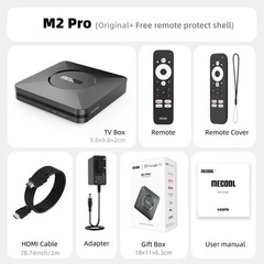 MECOOL M2 Pro Google TV Box Android 11 Netflix Certified 4K S905Y4 2GB+16GB