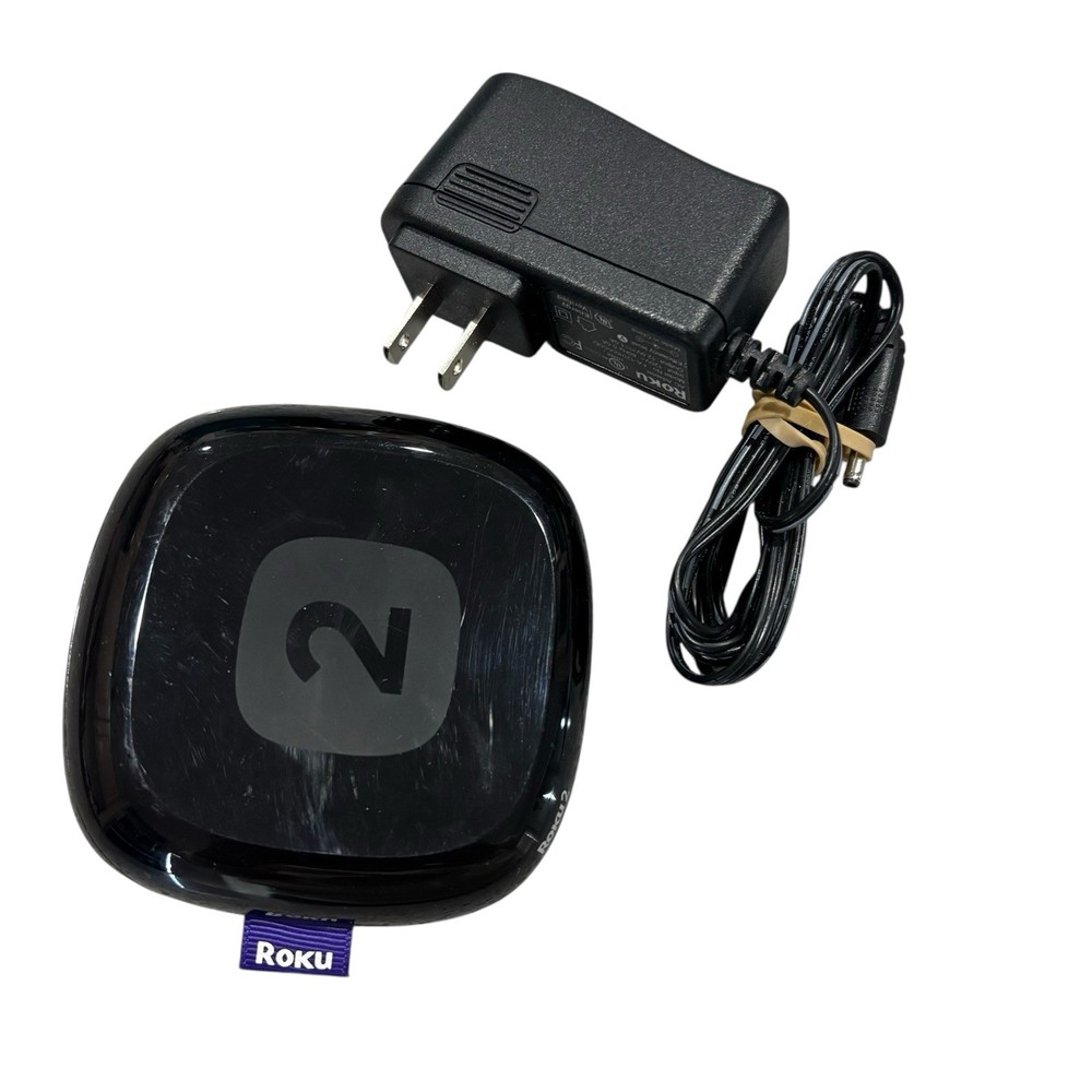 Roku 2 Media Streamer 2720X Black w/Power Supply – No Remote