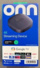 New Onn Google TV 4K Streaming Device (2023 Model) UHD – 2GB RAM – Fast Shipping