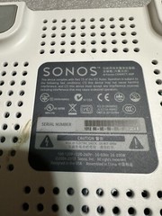 Sonos Connect:Amp Digital Music Streamer Gen 1 S1 App Only Tested