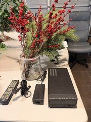 Dune HD Smart D1 Media player- Power Adapter and Remote Controller