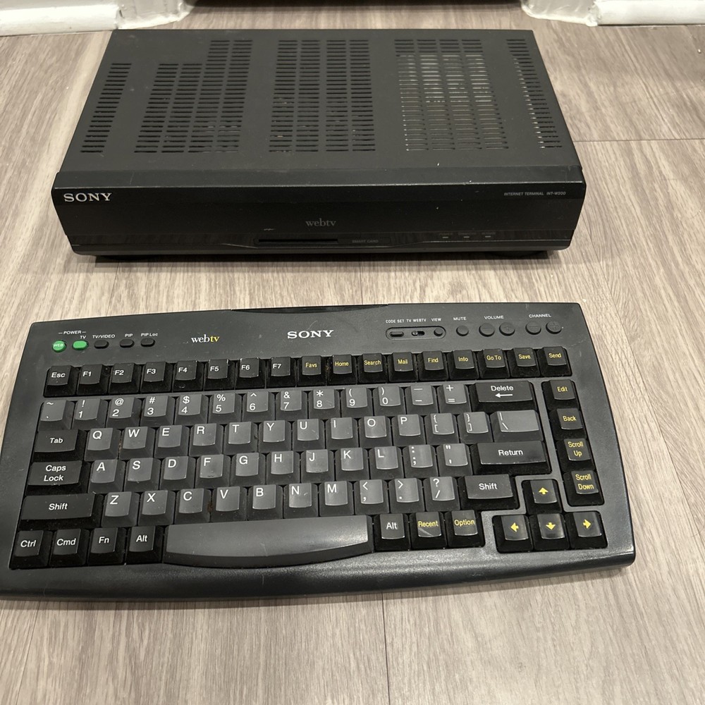 Sony WEBTV INT-W200 Console, Keyboard
