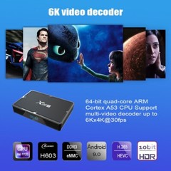 X96H Smart 6K Android 9.0 TV Box H6 2G / 16 WiFi HDMI Media Player*GREAT BOX *