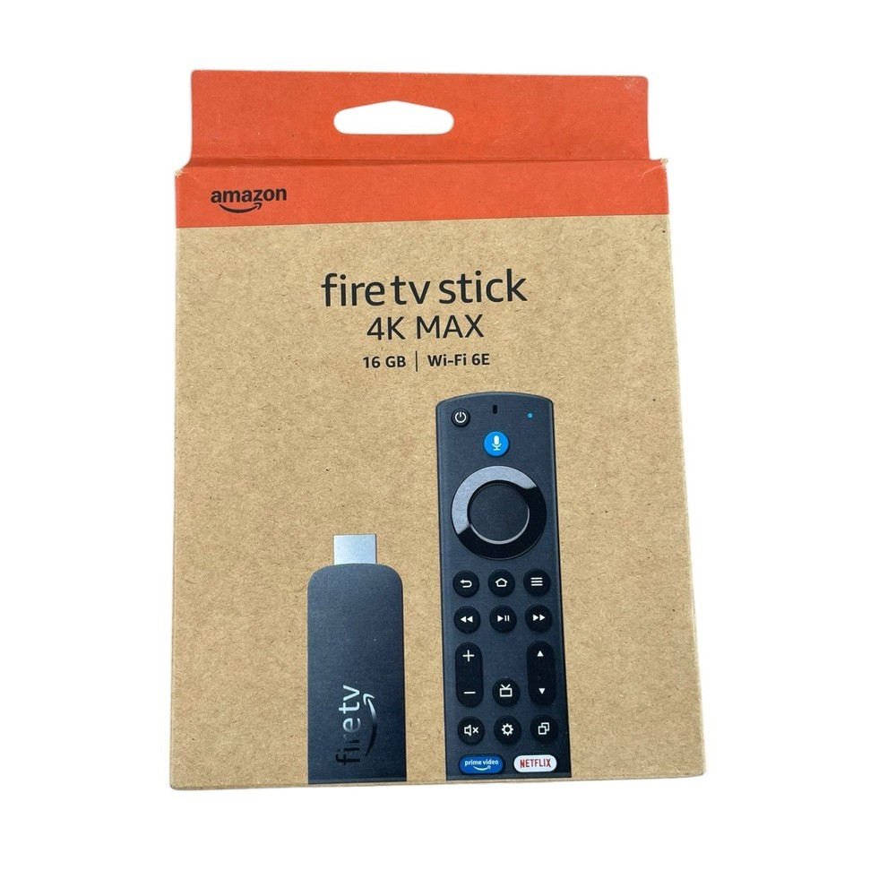 New Amazon Fire TV Stick 4K Max 16GB Streaming Device Wi-Fi 6E