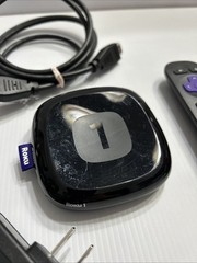 Roku 1 2710X (3rd Generation) Remote Power Adapter HDMI Media Streamer Tested