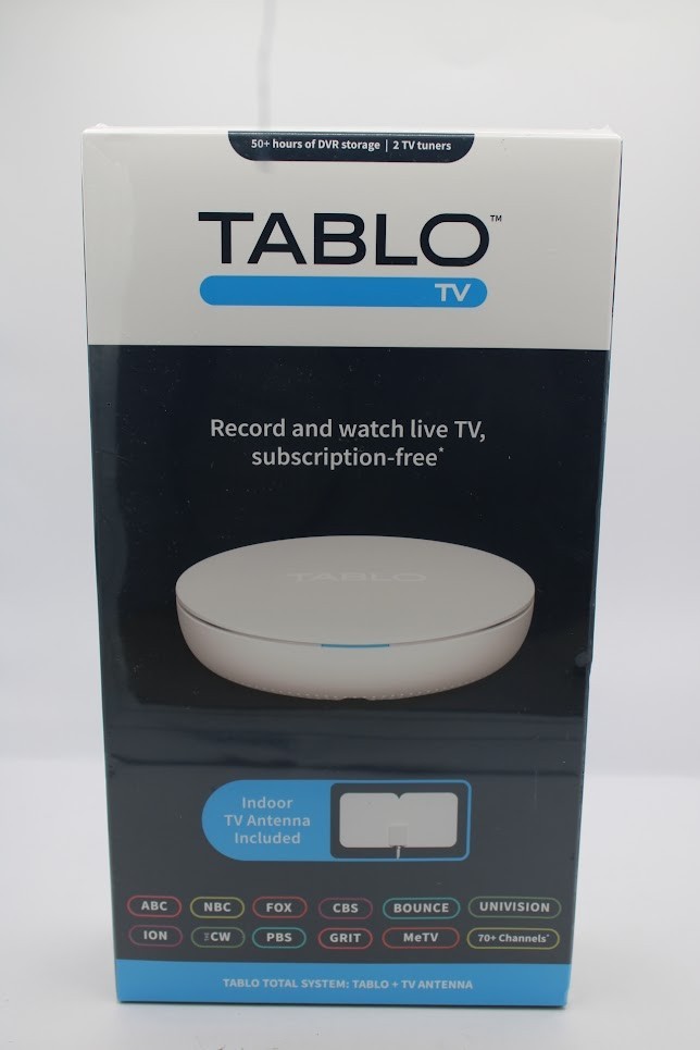 NEW TABLO TV 4th Gen 2 Tuner 128GB 50 Hour OTA Live TV DVR + Indoor Antenna
