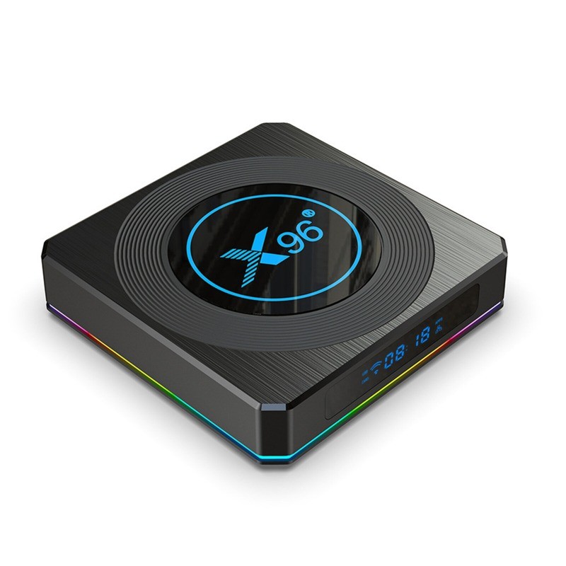 Android 11.0 X96-X4 Dual WiFi Ethernet 1000M 32GB S905X4 UHD 8K TV USA EU PLUG