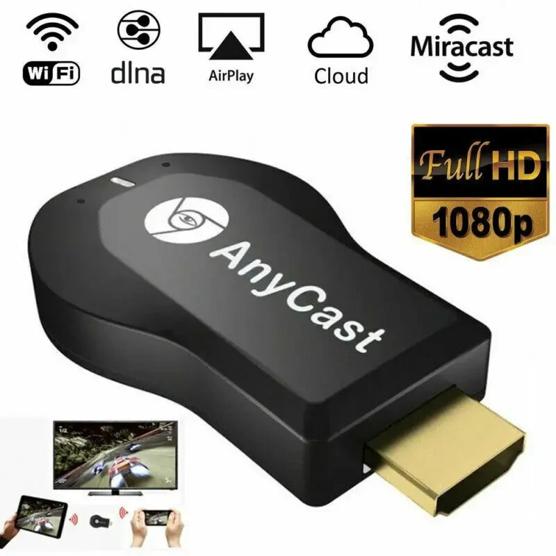 Anycast Miracast Airplay TV Wireless Display DLNA 4K WiFi HDMI Dongle Adapter