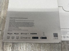 New Google TV Streamer 4K With Voice Remote 32GB GA05662 W/CABLE NEW