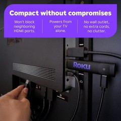 Roku Streaming Stick HD 2025 — HD Streaming Device for TV with Roku Voice Remote