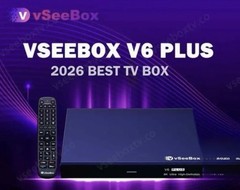 VSEE Box V6 Plus Android 14.0 TV Box, 4GB RAM, 64GB Storage