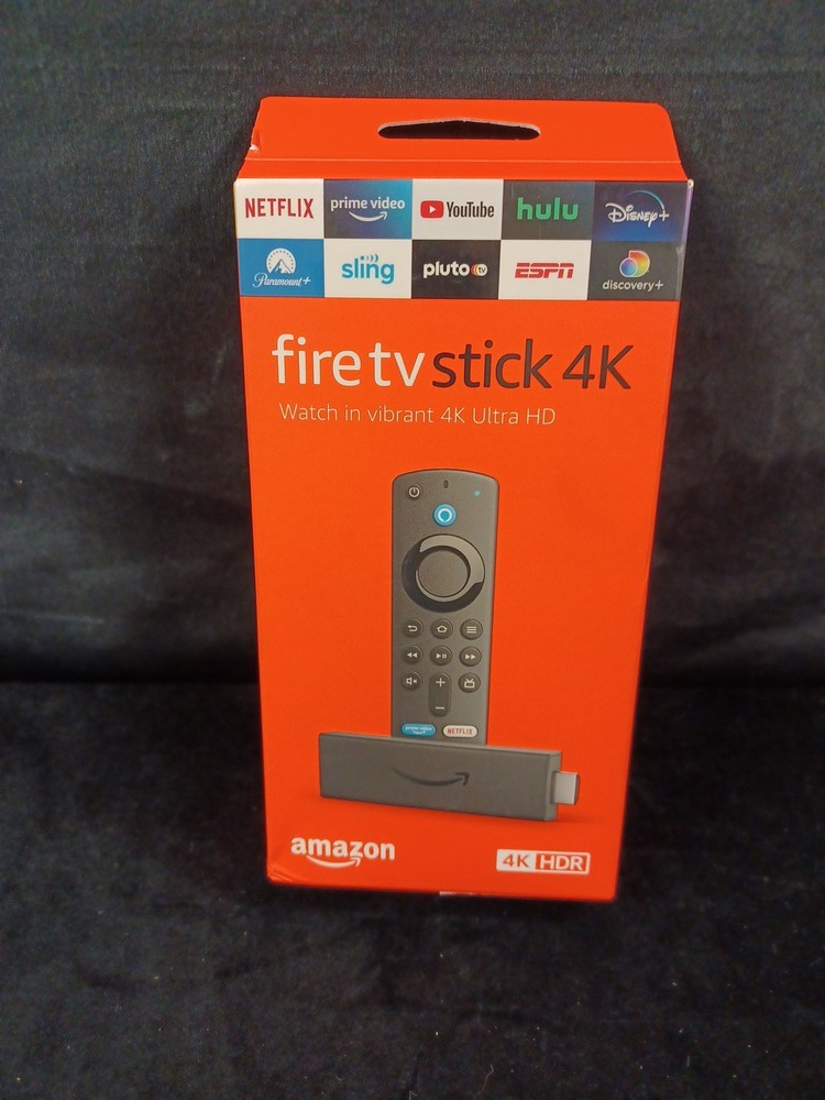 Amazon Fire TV Stick 4K HDR Media Streamer Alexa Voice Remote New in Box 2021