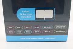 NEW TABLO TV 4th Gen 2 Tuner 128GB 50 Hour OTA Live TV DVR + Indoor Antenna