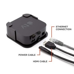 Apple TV 4th Generation Wall Mount – 4k Apple TV Holder with HDMI Cable