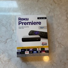 Roku Premiere 4K / HDR Streaming Media Player, 3920RW Wifi HDMI Cable Remote Sea