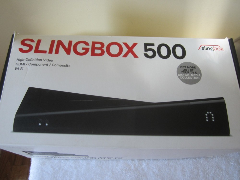 Slingbox SB500 + HDMI-to-Component Adapter Original Cables