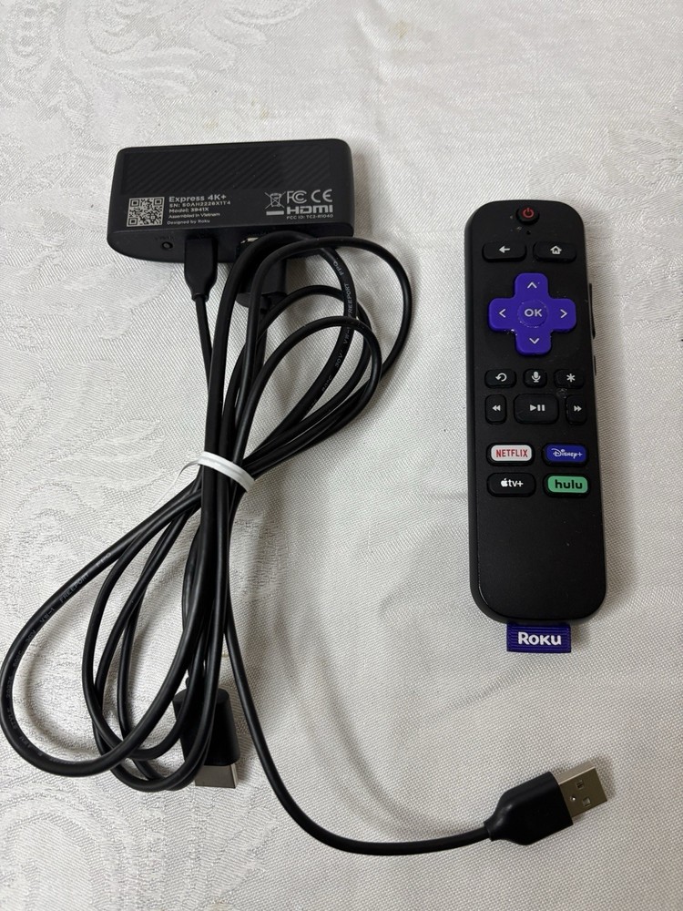 Roku Express 3941X With Voice Remote 4K1+ preowned