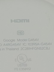 Google Chromecast with Google TV HD G454V Streaming Device White Unit Only